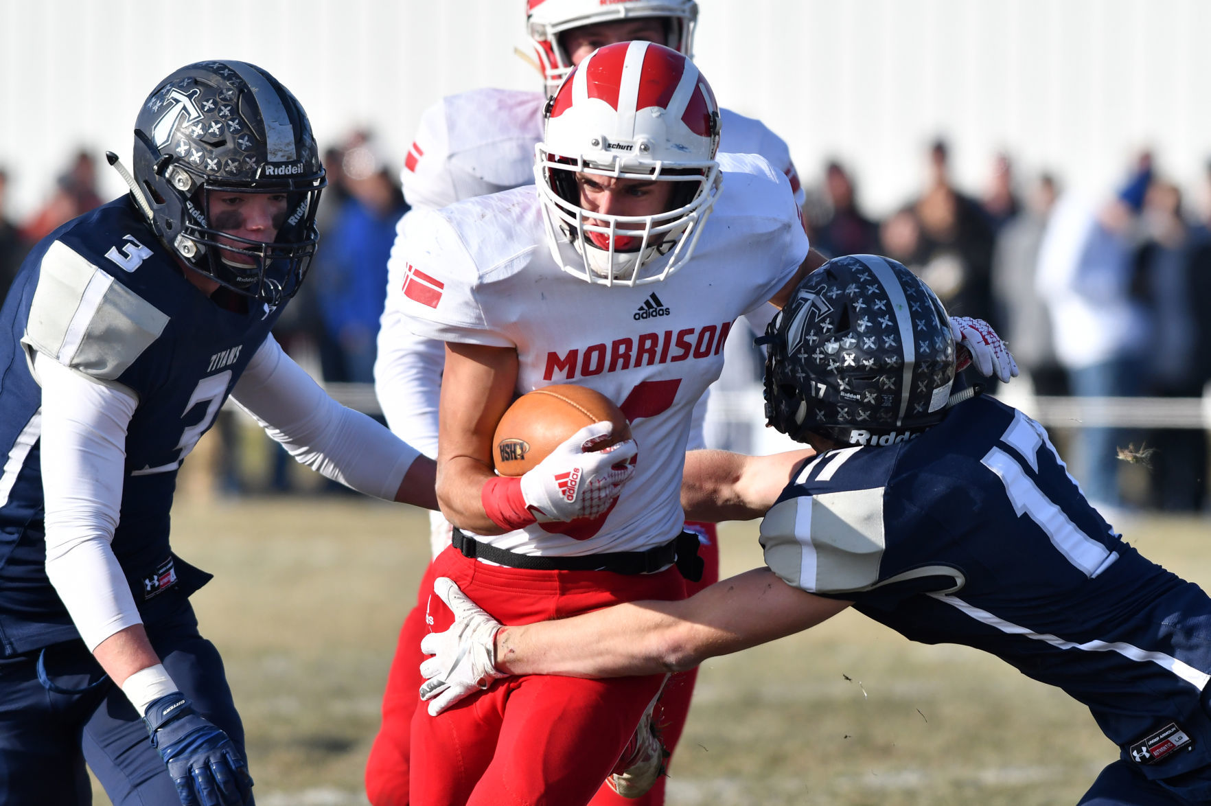 Morrison vs Annawan-Wethersfield in Class 1A football quarterfinal.